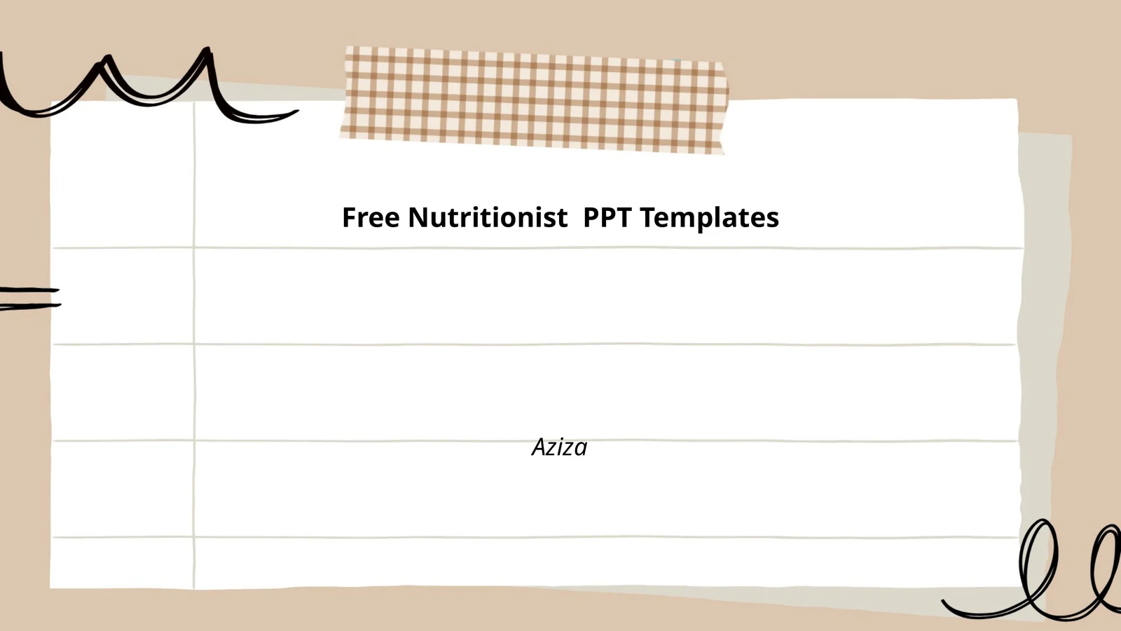 Free Nutritionist PPT Templates