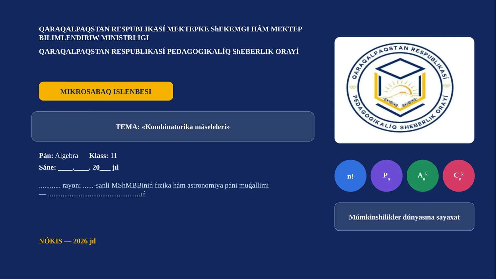 MIKROSABAQ ISLENBESI