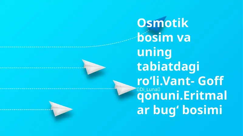 Erimalarni Bug' Bosimi: Eritilgan Moddalarning Ta'siri