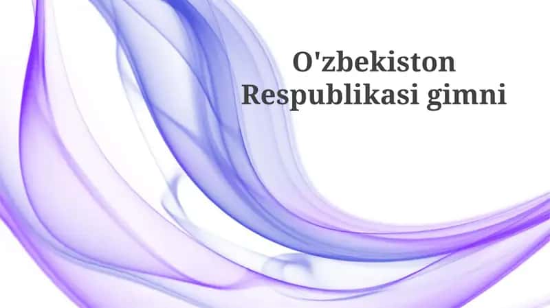 O'zbekiston Respublikasi Madhiyasi