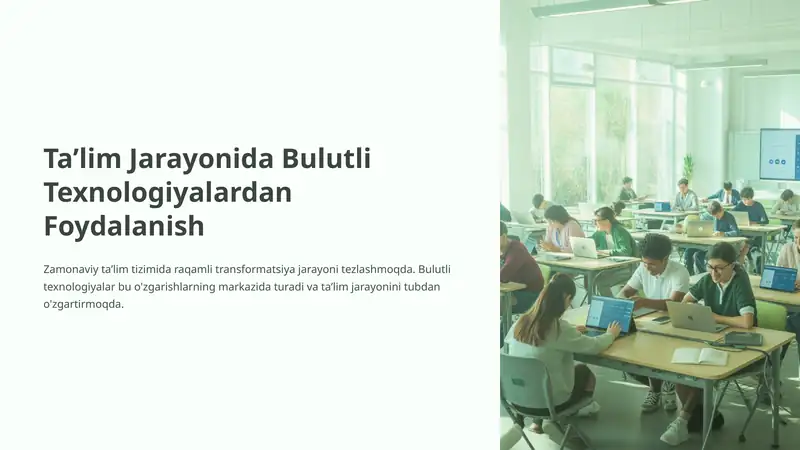 Bulutli Texnologiyalar