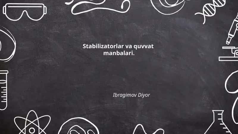Lineer (seriyali) stabilizatorlar va ularning ishlash printsipi