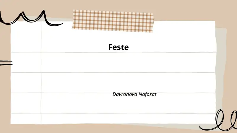 Feste