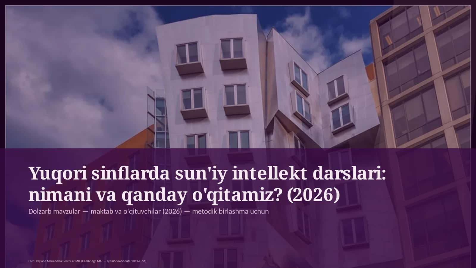 Sun'iy intellekt darslari