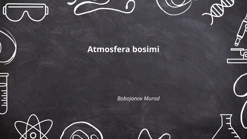Atmosfera bosimi