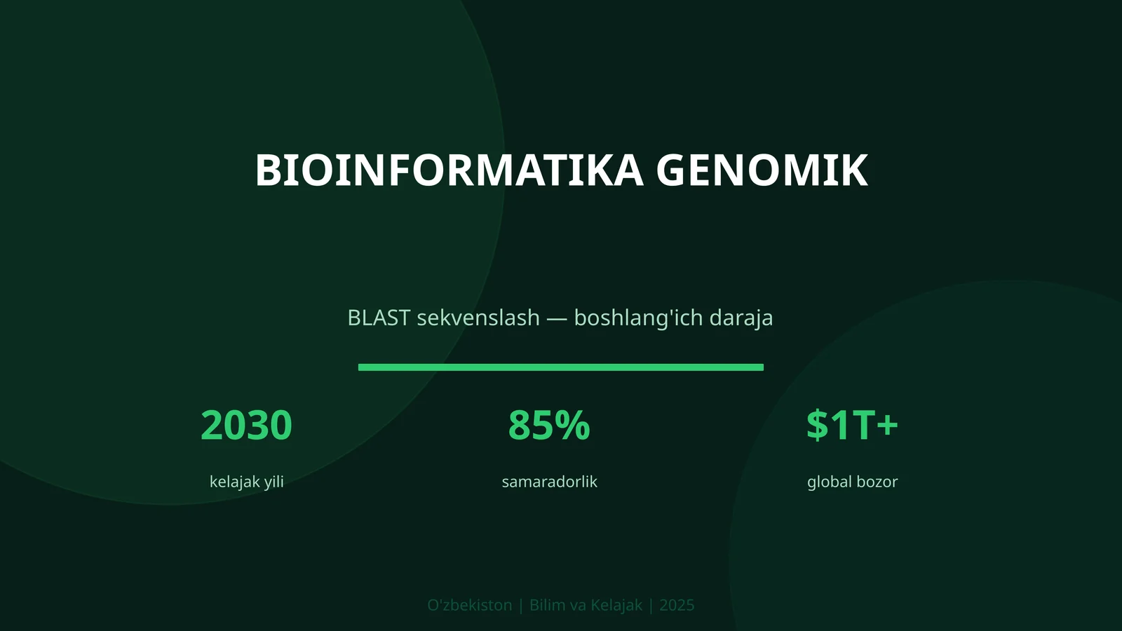 BIOINFORMATIKA GENOMIK