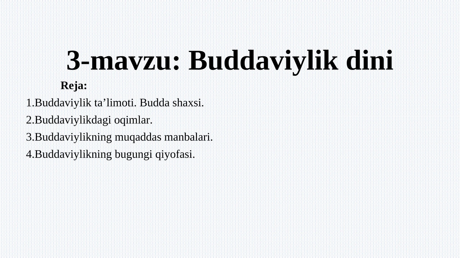 Buddaviylik dini