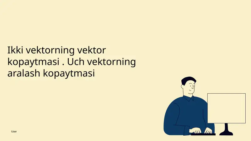 Ikki vektorning vektor kopaytmasi. Uch vektorning aralash kopaytmasi
