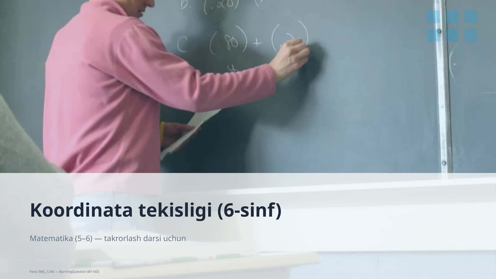 Koordinata tekisligi (6-sinf)