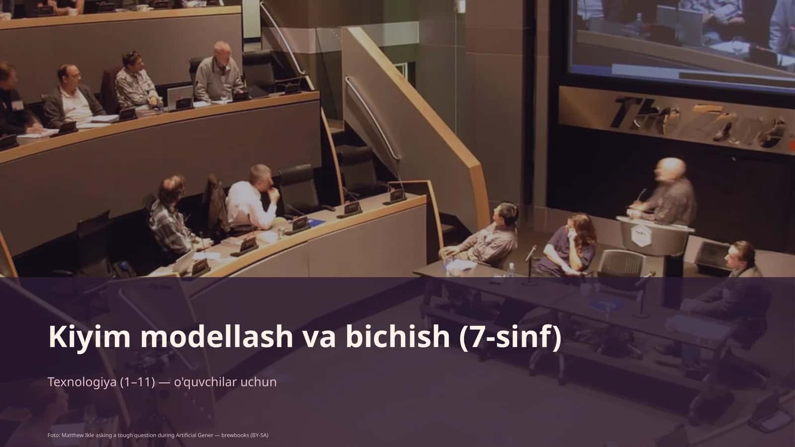 Kiyim modellash va bichish (7-sinf)