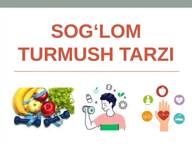 Sog‘lom turmush tarzi