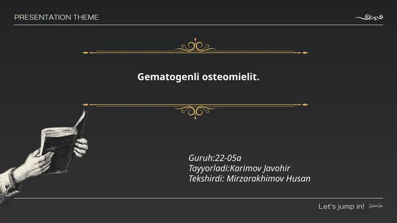 Gematogenli osteomielit