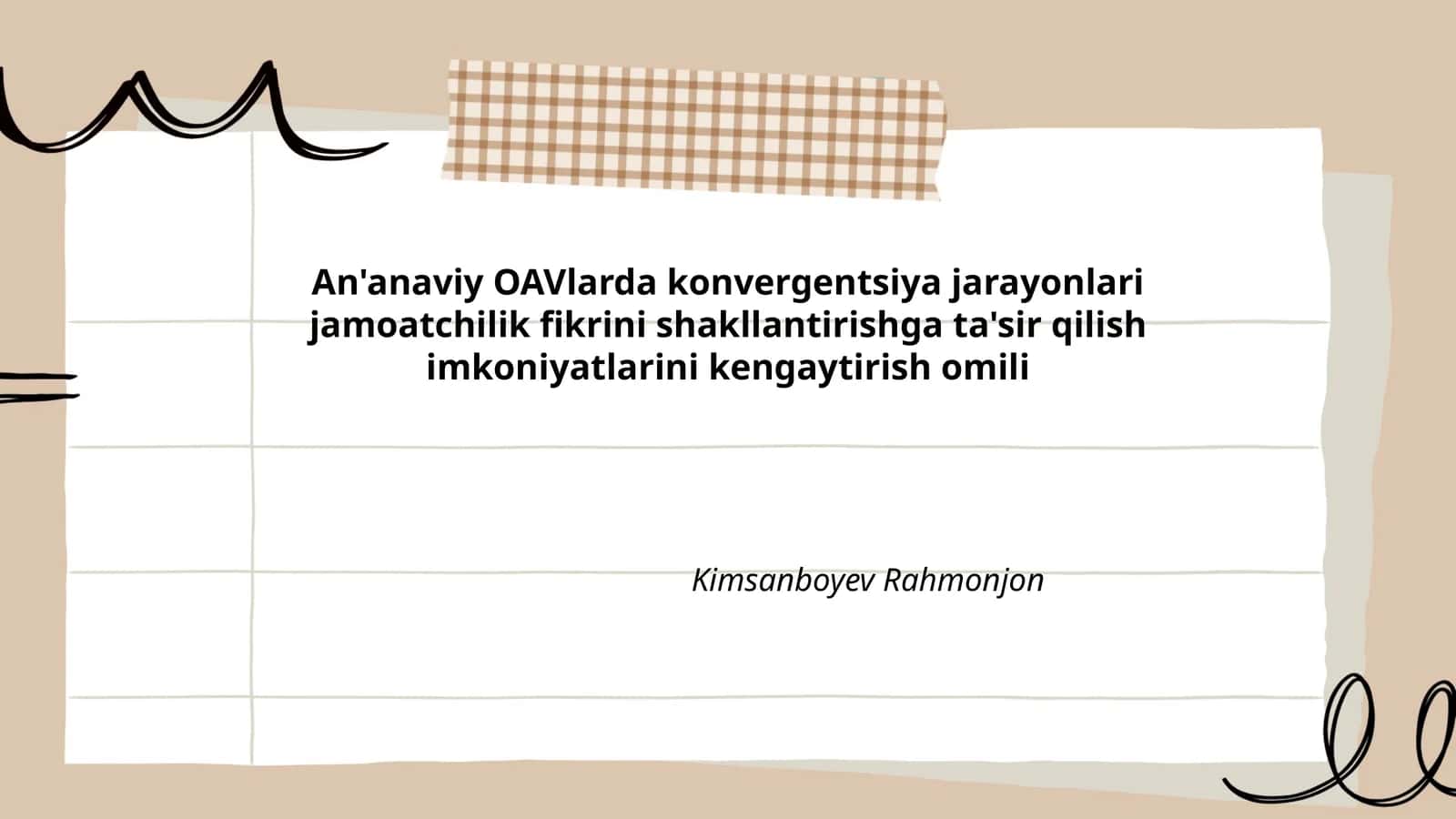 Konvergentsiya jarayonlari