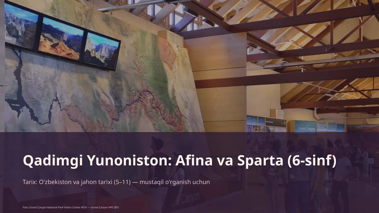 Qadimgi Yunoniston: Afina va Sparta (6-sinf)