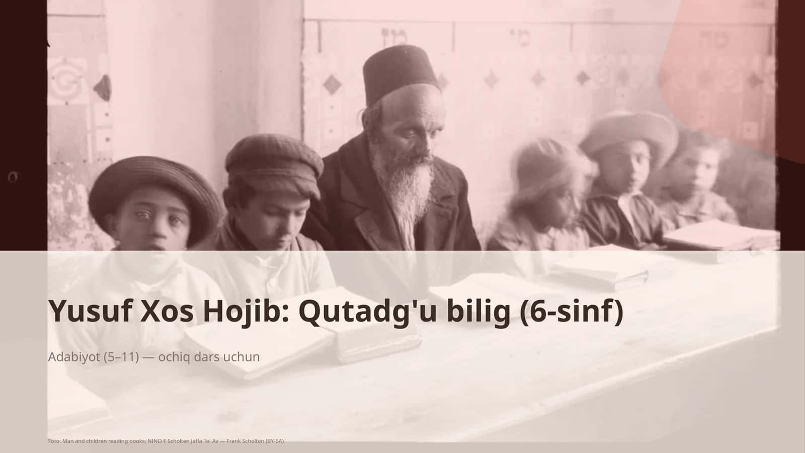 Qutadg'u bilig (6-sinf)