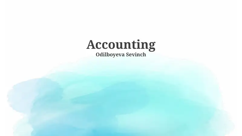 Fundamentals of Accounting