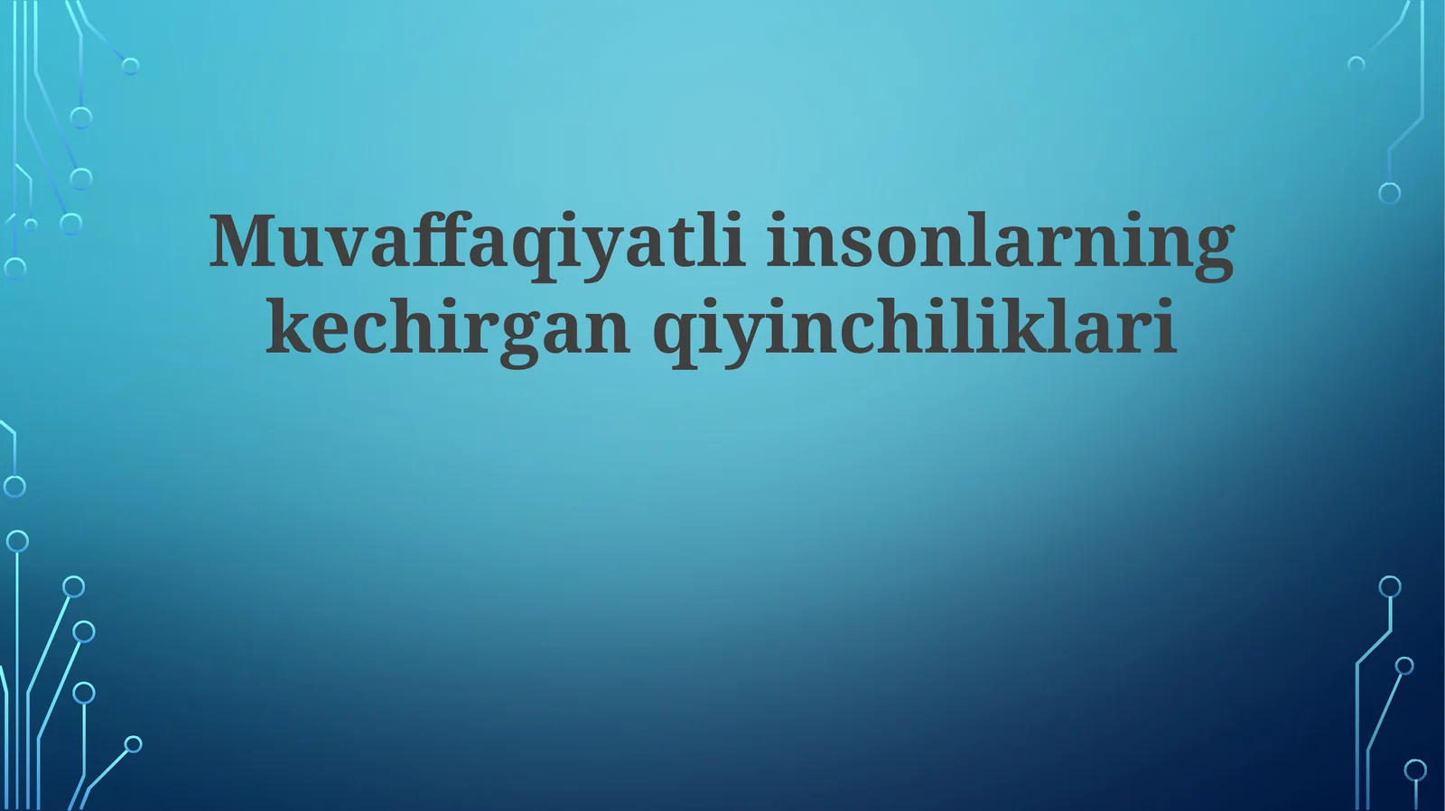Harakatni davom ettirish