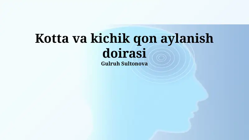 Sistem qon aylanishi