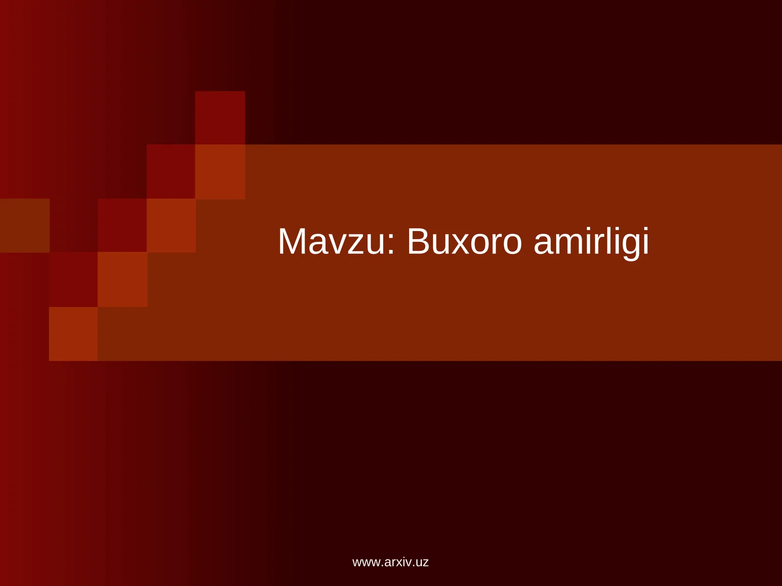 Buxoro amirligi