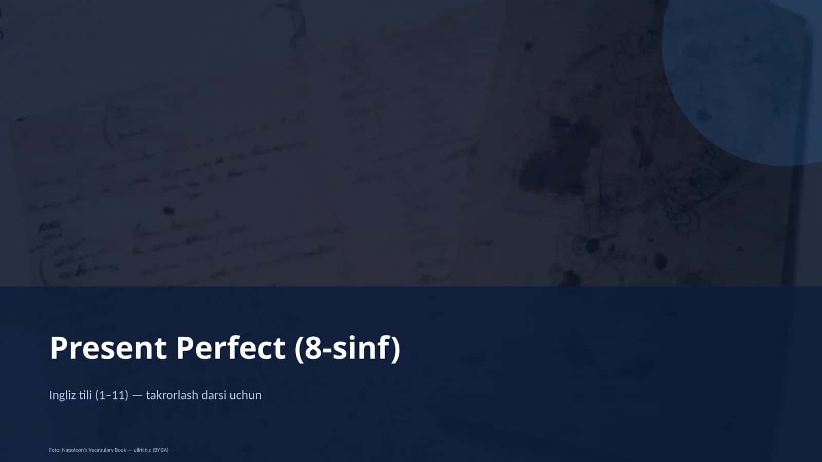 Present Perfect (8-sinf)