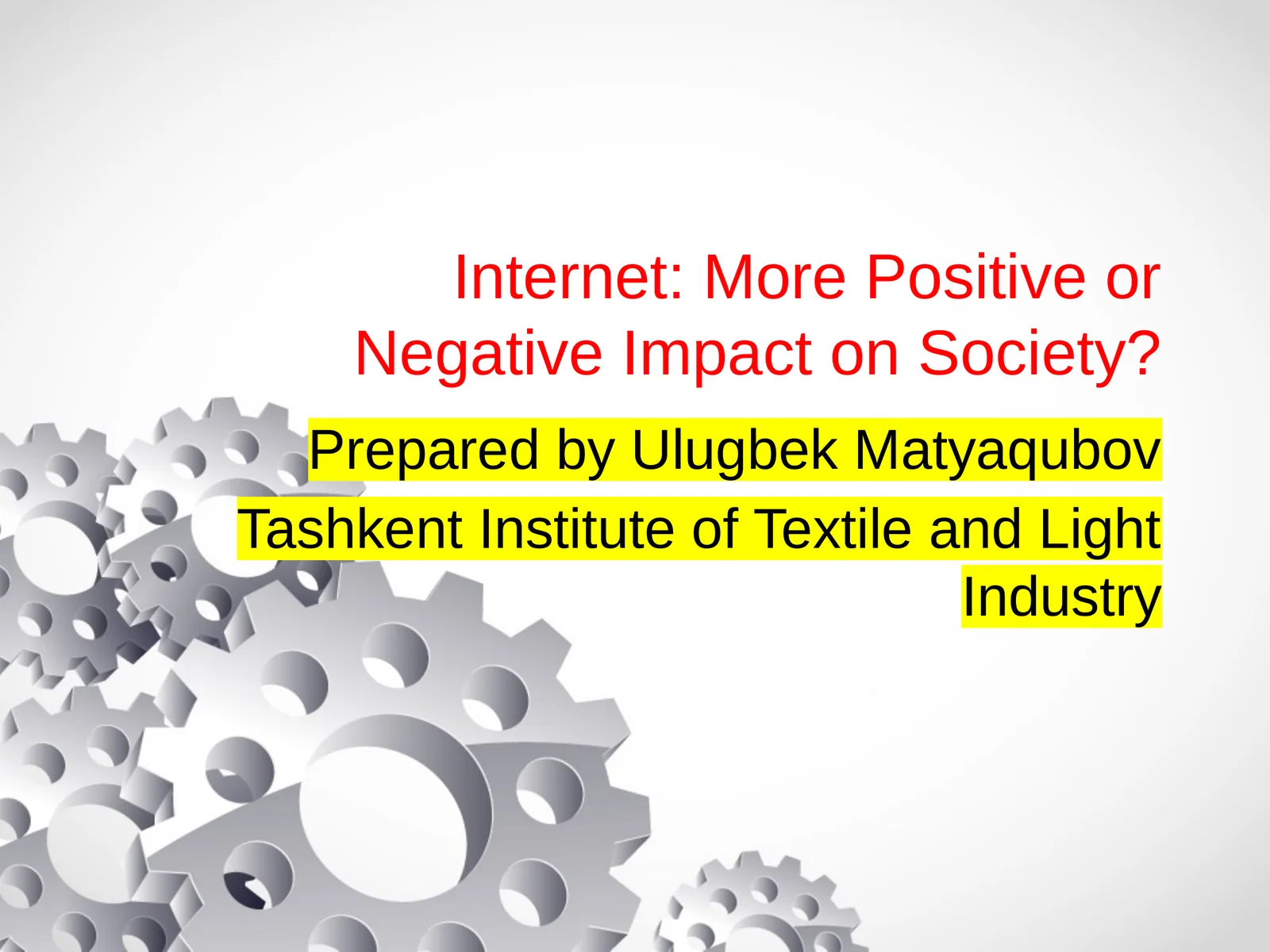 Internet: More Positive or Negative Impact on Society?