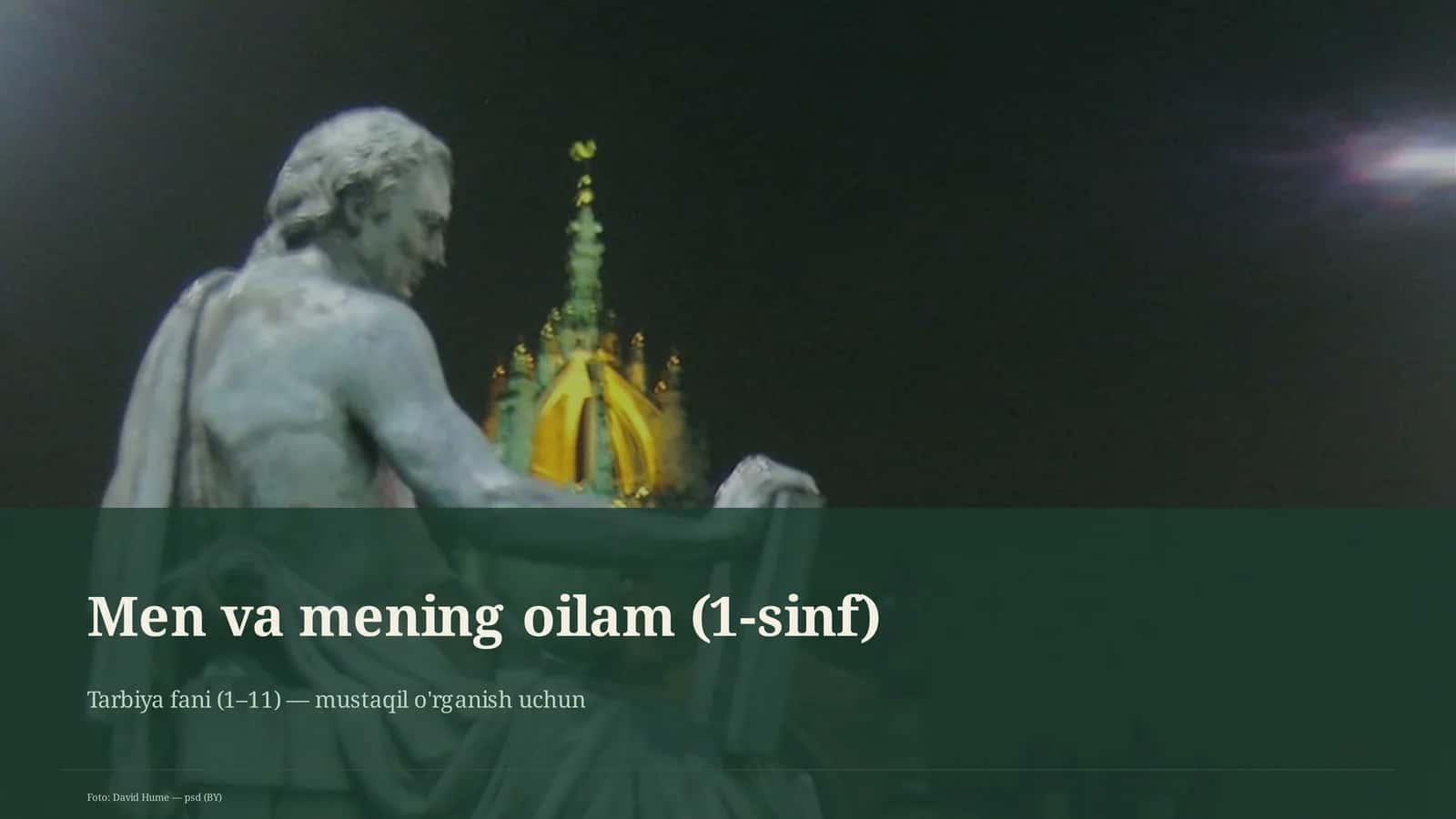 Men va mening oilam (1-sinf)