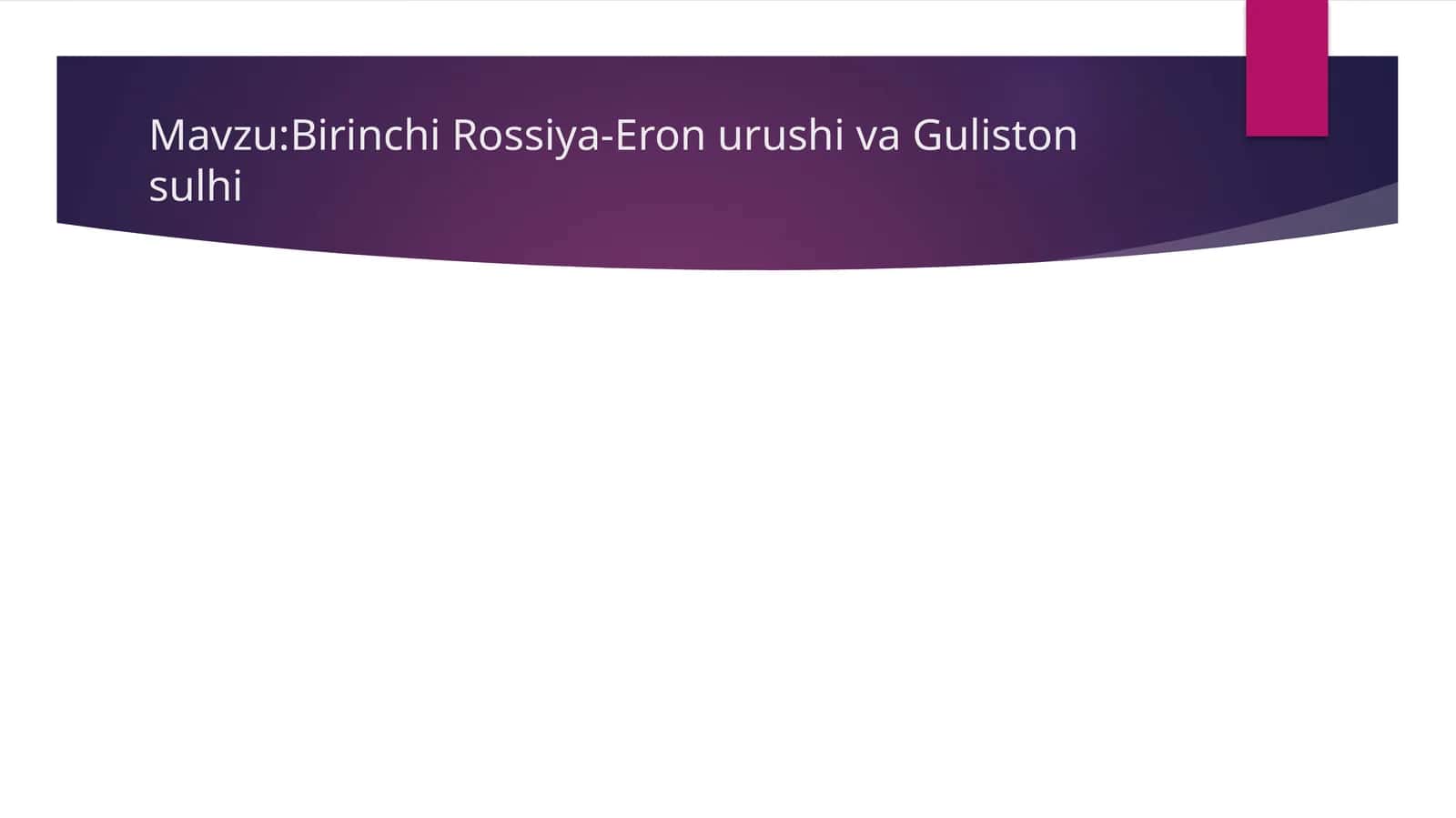 Eron- Rossiya urushi.