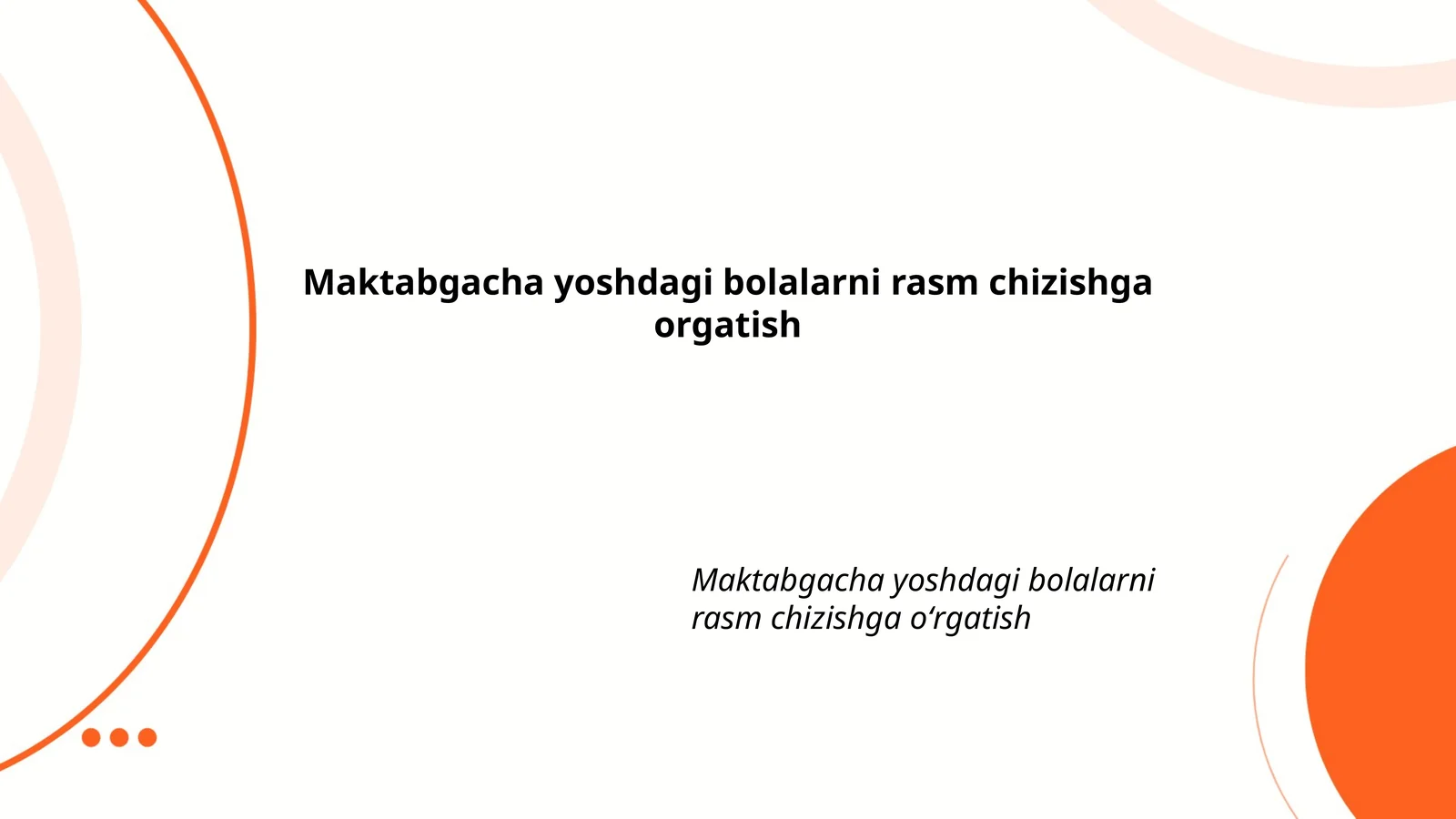 Ranglar bilan tanishtirish