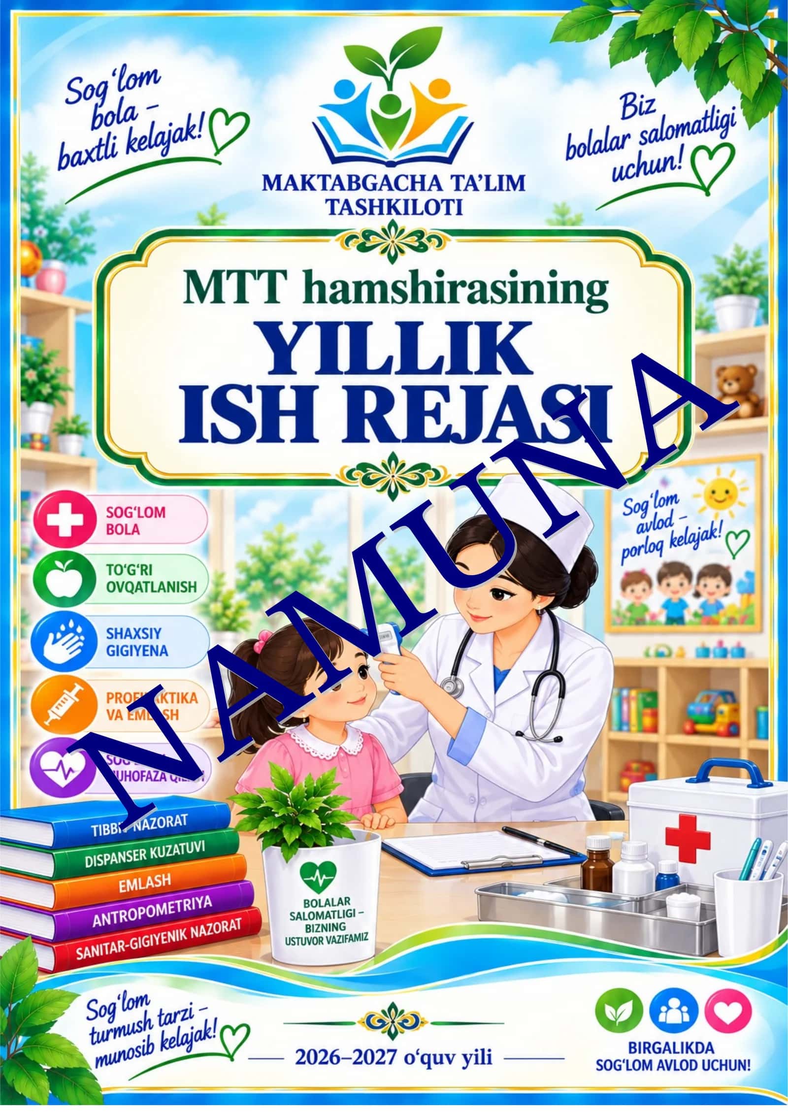 2026–2027-o‘quv yili Hamshira Ish Rejasi