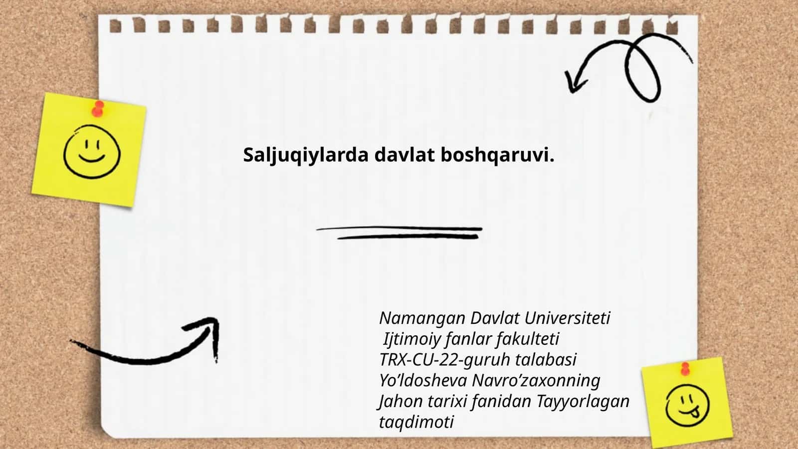 Jahon tarixi fanidan Tayyorlagan taqdimoti