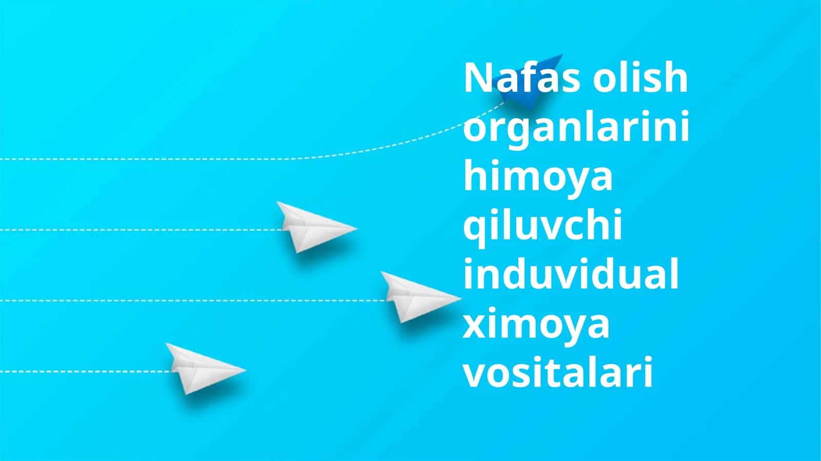 Nafas olish organlarini himoya qiluvchi induvidual ximoya vositalari