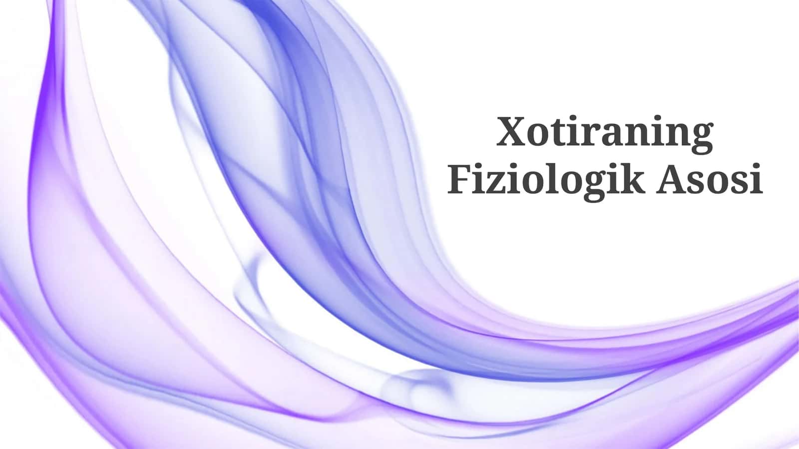 Xotiraning Fiziologik Asosi