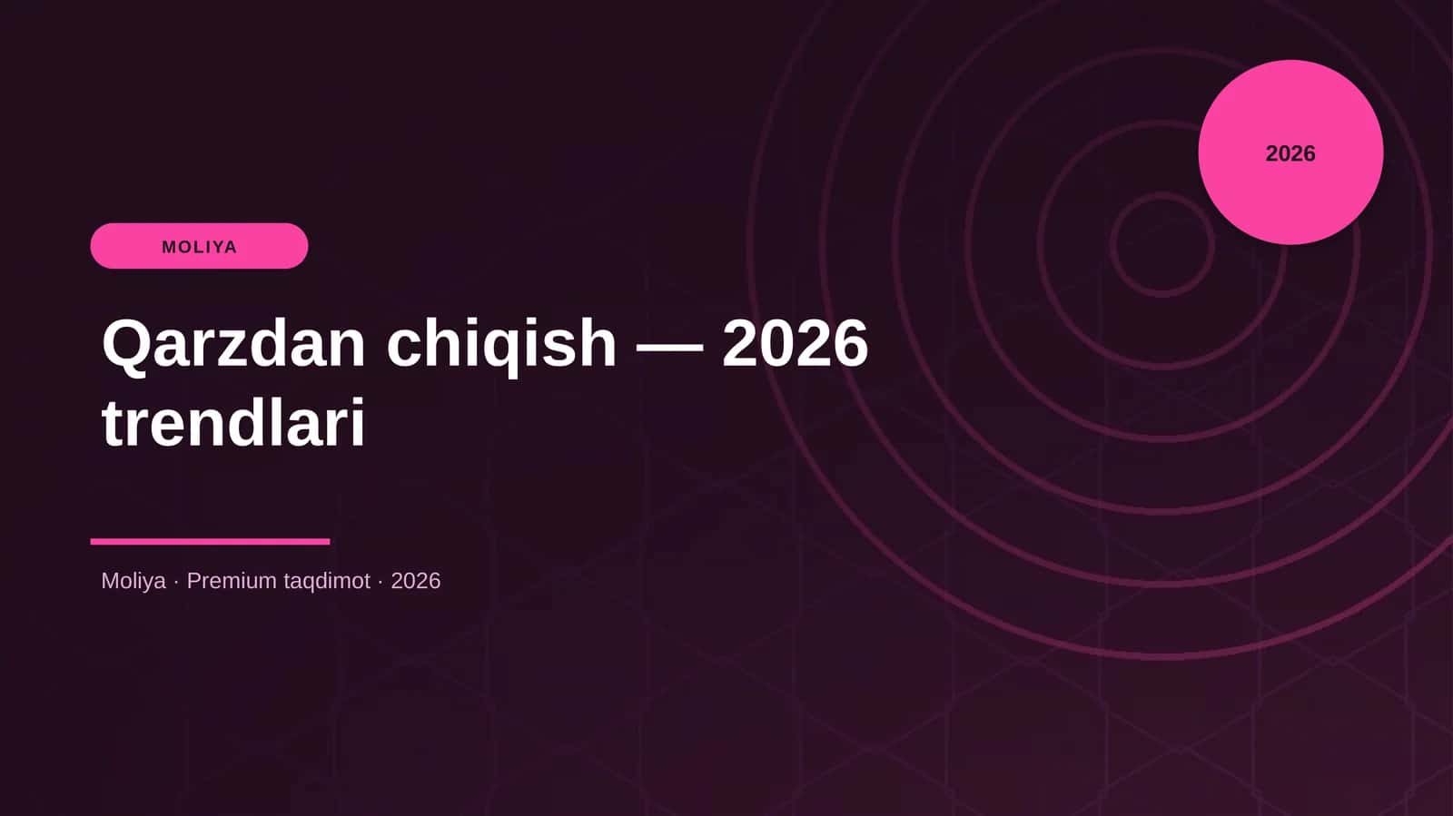 Qarzdan chiqish — 2026 trendlari