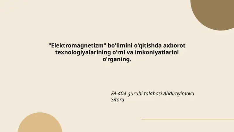 Elektromagnetizm