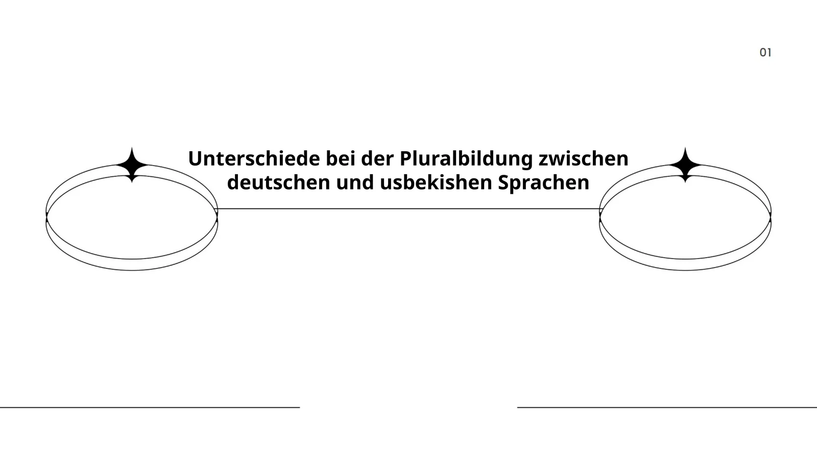 Unterschiede bei der Pluralbildung zwischen deutschen und usbekishen Sprachen