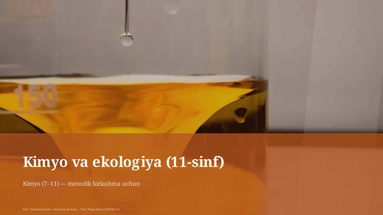 Kimyo va ekologiya (11-sinf)