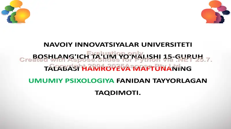 Maktabgacha yoshdagi bolalarda bilish jarayonlarini rivojlantirishda