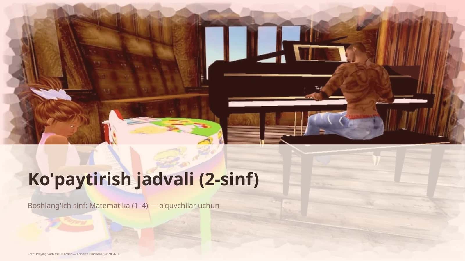 Ko'paytirish jadvali (2-sinf)