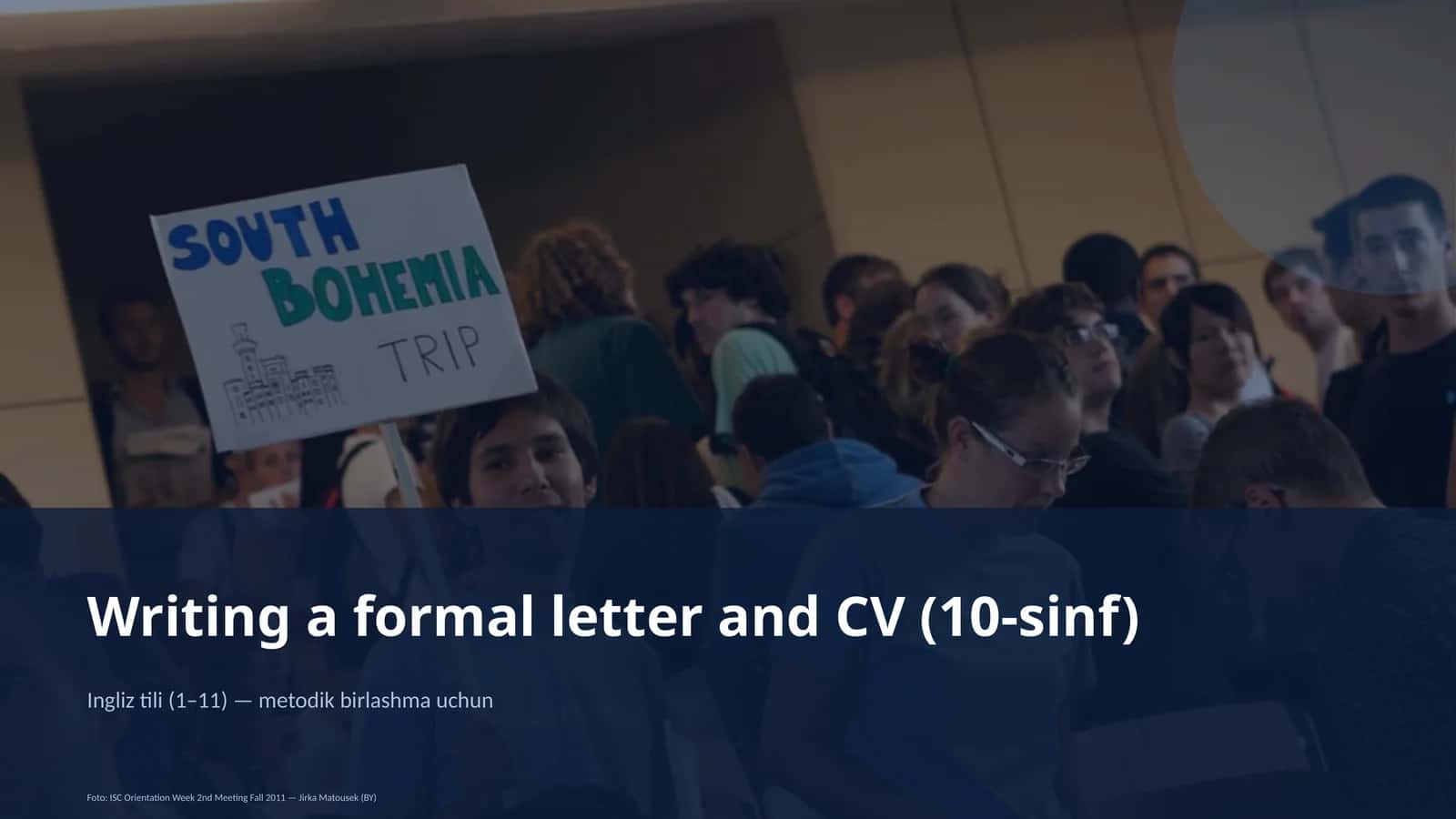 Formal Letter and CV Writing (Grade 10)