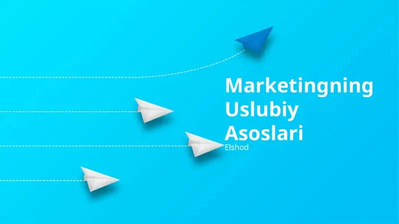 Marketingning Uslubiy Asoslari