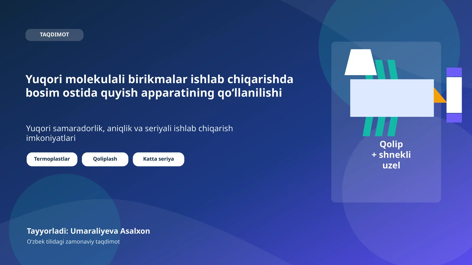Bosim ostida quyish apparati