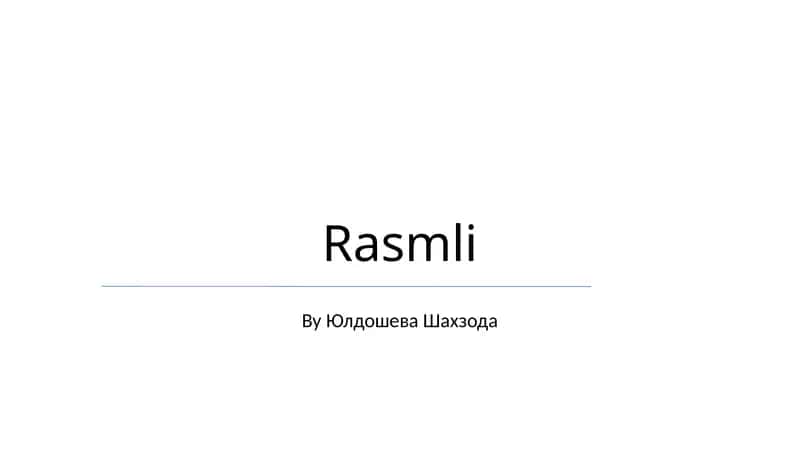 Rasmli