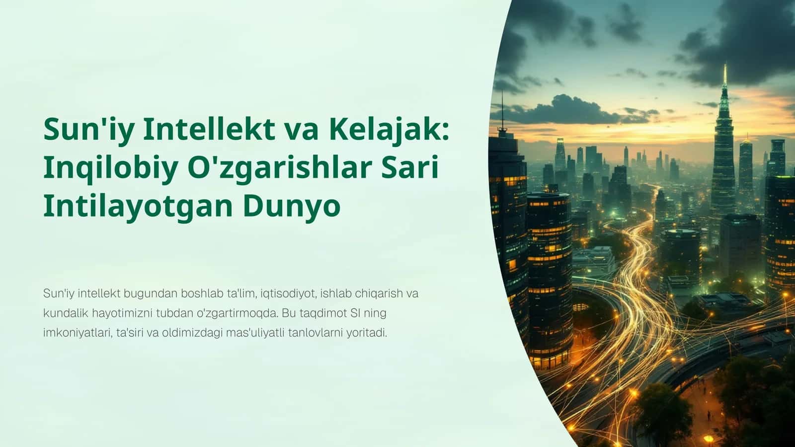 Suniy intlellekt taqdimot uchun