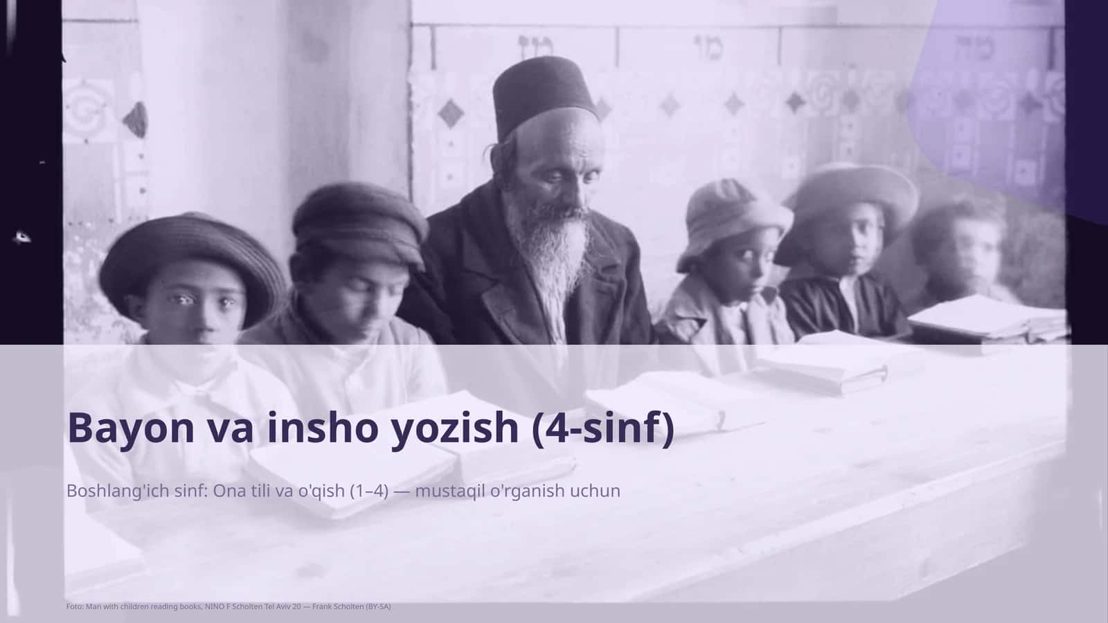 Bayon va insho yozish (4-sinf)