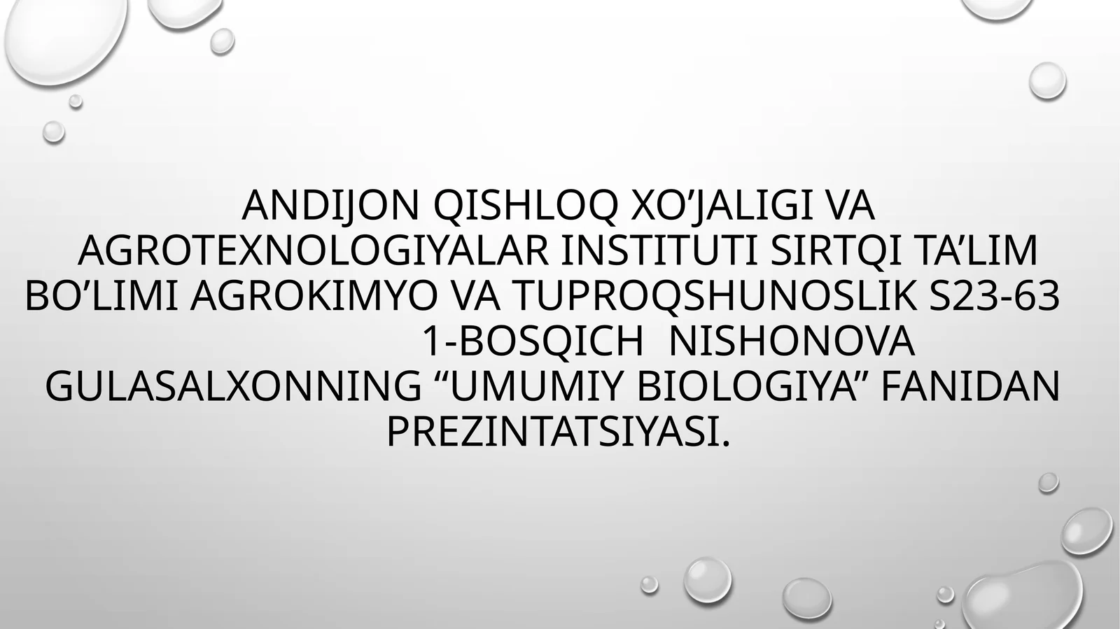 O'simliklarning ko'payishi va seleksiyasi