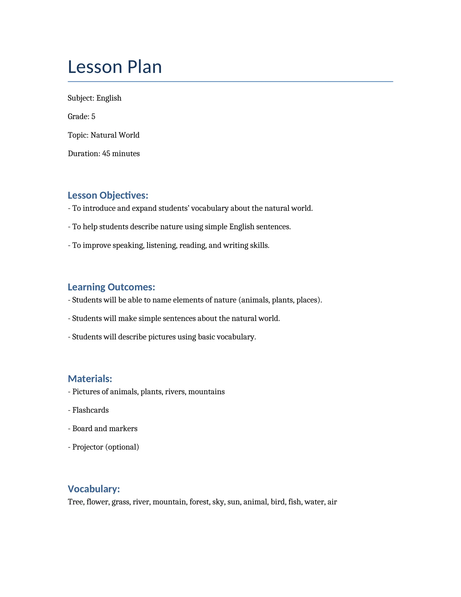 Lesson Plan