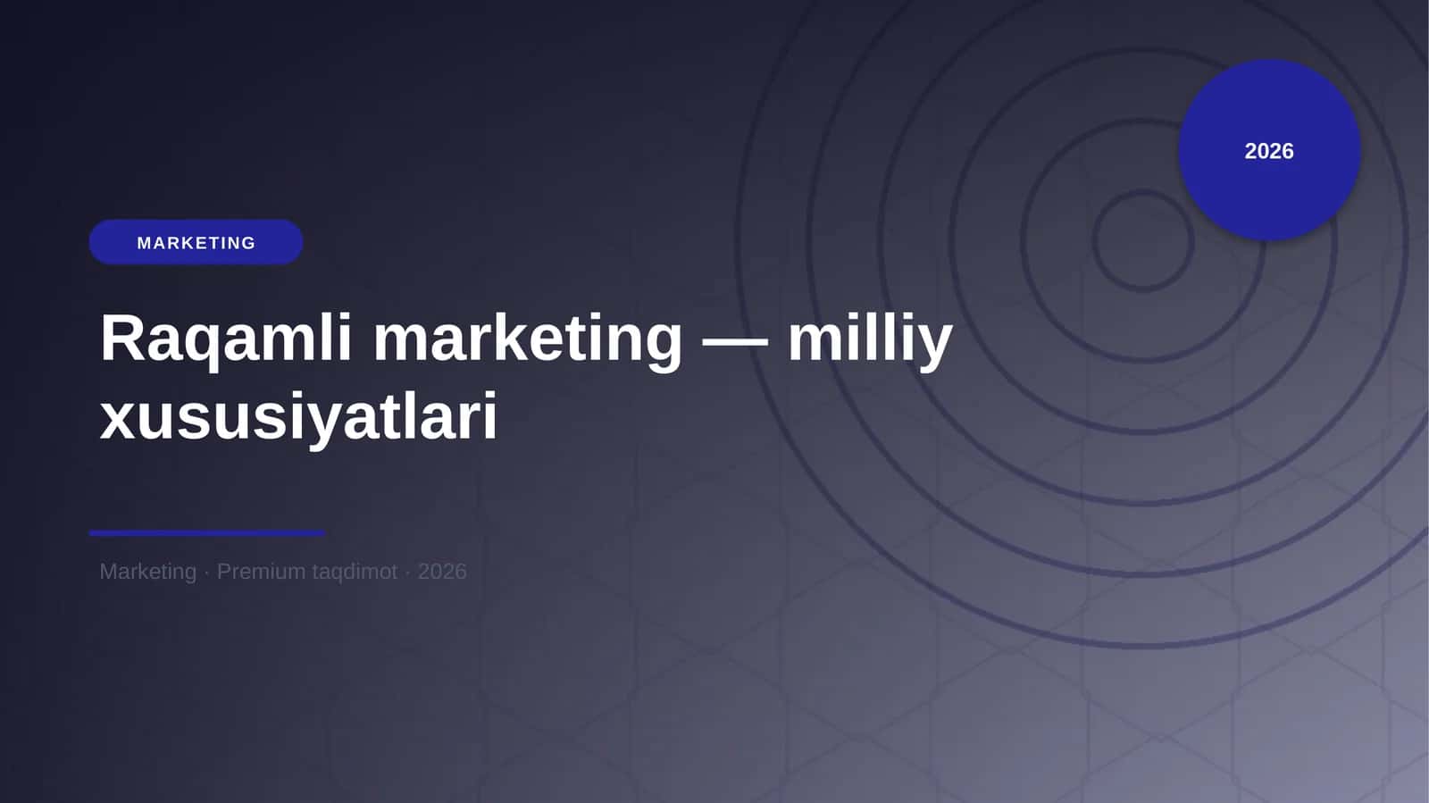 Raqamli marketing — milliy xususiyatlari