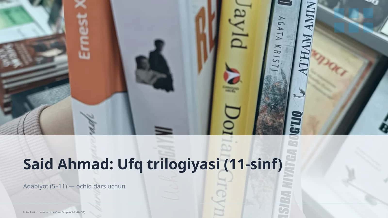 Said Ahmad: Ufq trilogiyasi (11-sinf)