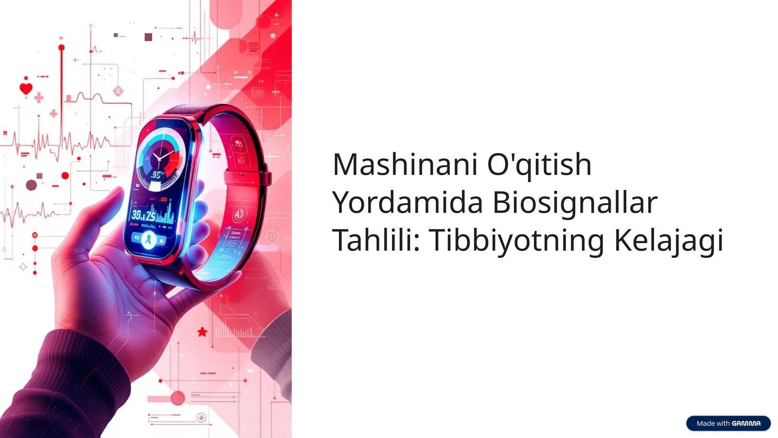 Mashinani O'qitish Yordamida Biosignallar Tahlili: Tibbiyotning Kelajagi