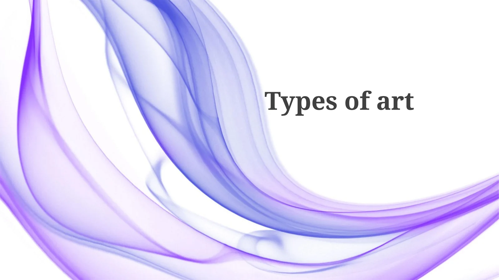 Types of art